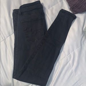 AE black skinny jeans